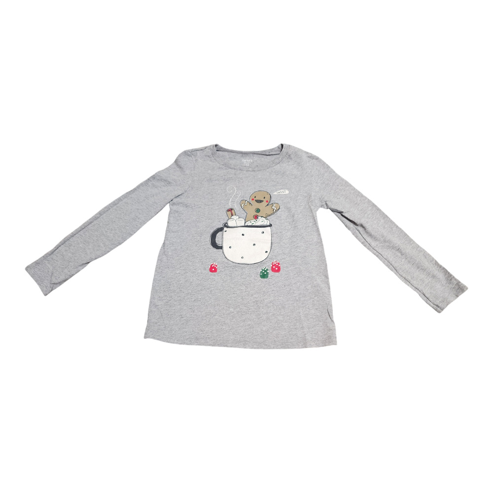 Carter's Kid Holiday Gingerbread Long Sleeve Top 5